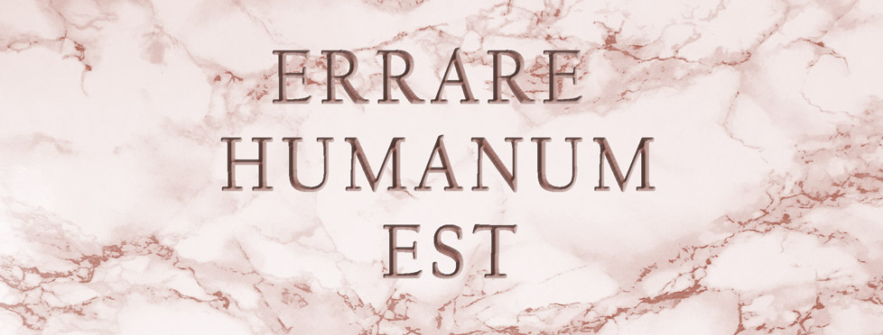 Errare humanum est картинки