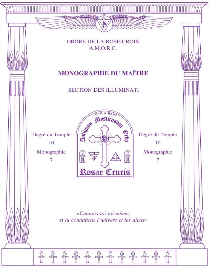 Couverture d'une monographie que l'on retrouve dans la "section des Illuminati" de l'Ordre de la Rose-Croix